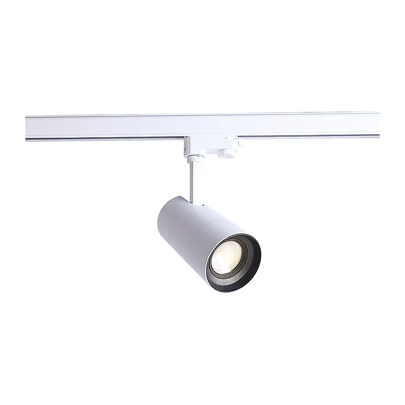 FT1062 25W  Dimmable Track Beam Angle Changeable CCT Die Casting Aluminum Track Mounted Tracklight