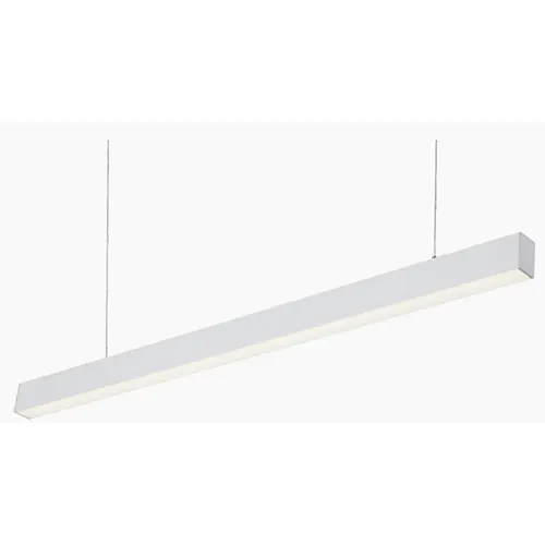 42*65mm High quality aluminum dimming office minimalist design led linear pendant ceiling light