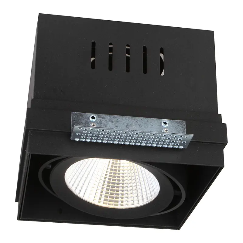 FR1139 30W Guss Aluminium framelless Design quadratische Decke Grill Downlight