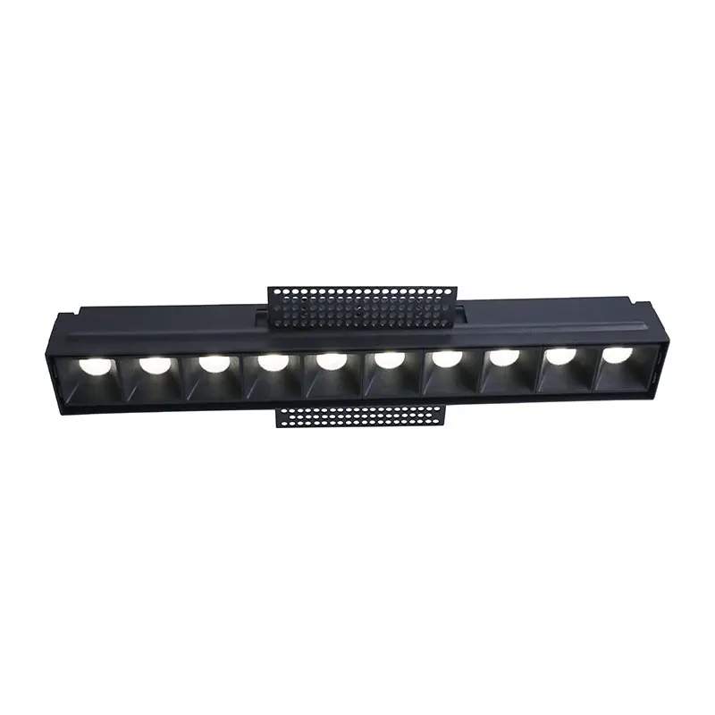 FR1208 10x3W Fixed Die casting aluminum ceiling light recessed mounted dimension cabinet light