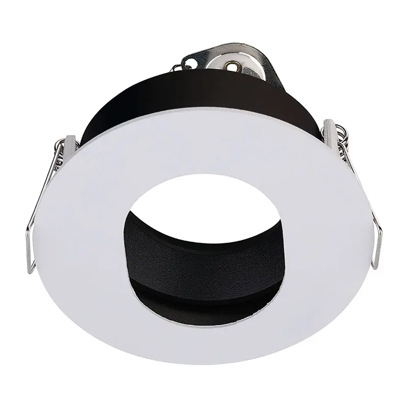 Fr2003 Aluminum White gu10 circular Deep titanium glare Embedded downlight Light downlight Fittings