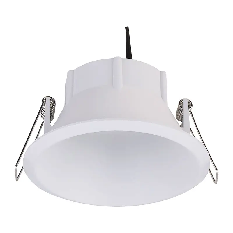 Fr2038 Aluminum White gu10 circular Deep titanium glare Embedded downlight Light downlight Fittings