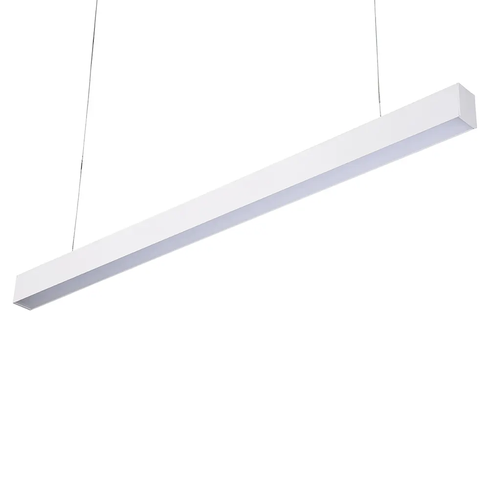 Size 52*70mm High quality aluminum dimming office minimalist design led linear pendant ceiling light