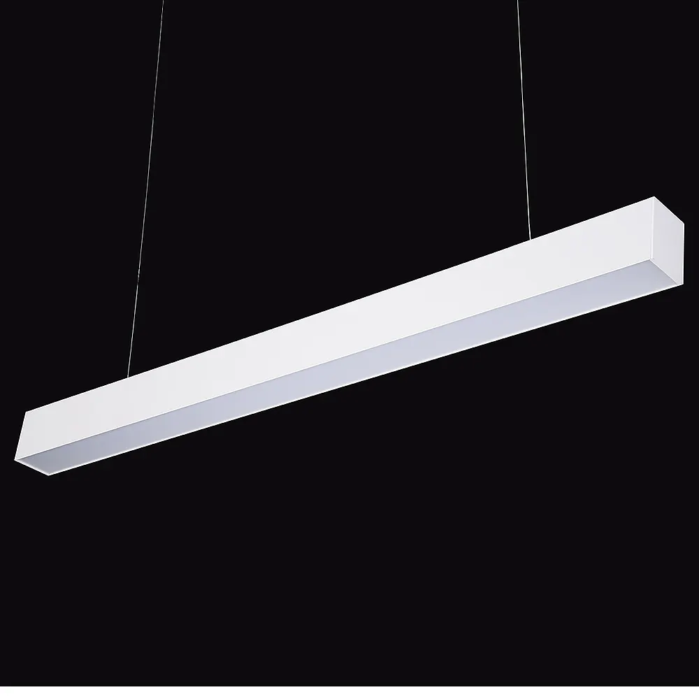 72*90mm Hochwertiges Aluminium dimmendes Büro minimalistisches Design LED lineare Pendelleuchte